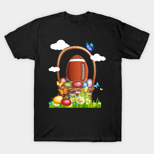 Funny Football Egg Easter T-Shirt by suttonouz9